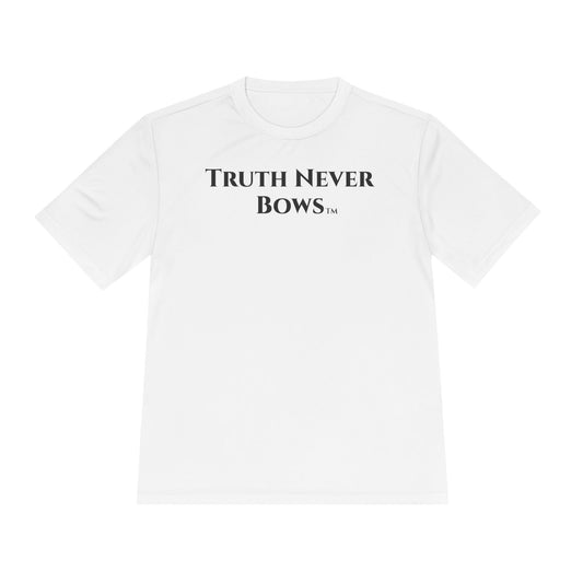 Moisture Wicking Tee - 'Truth Never Bows' Active Faith Shirt